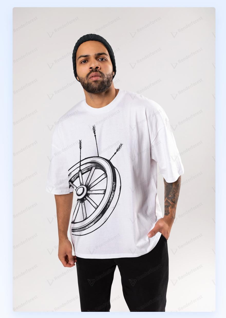 over sized T–shirt